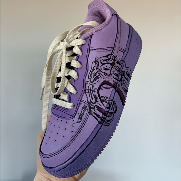 Hand painted Nike AF1 - Picture 4 of 6